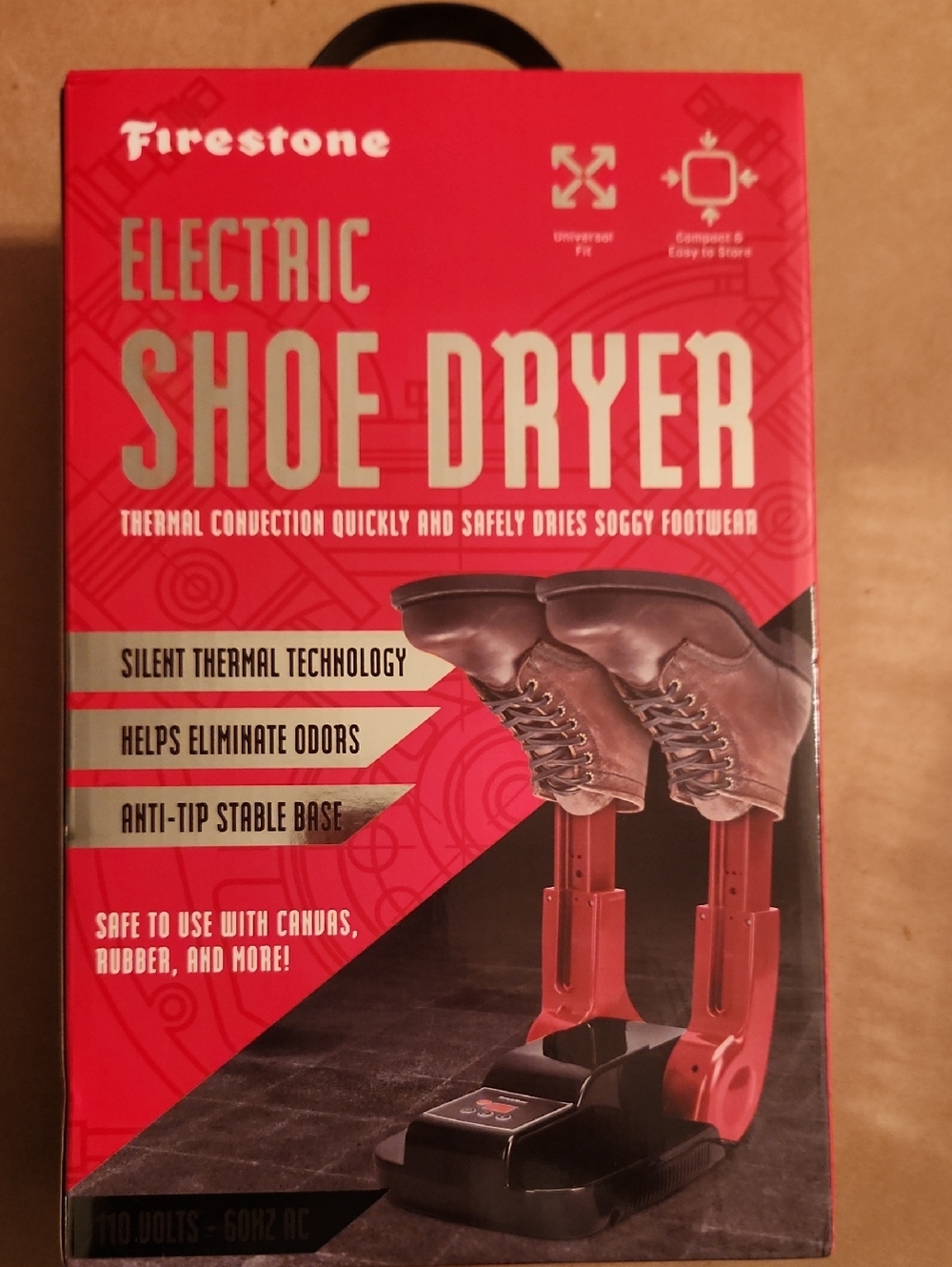 Firestone Red Electric Shoe Dryer